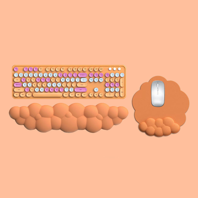 Memory Foam Wrist Rest — Cushioned Mouse Pad for Desk & Laptop