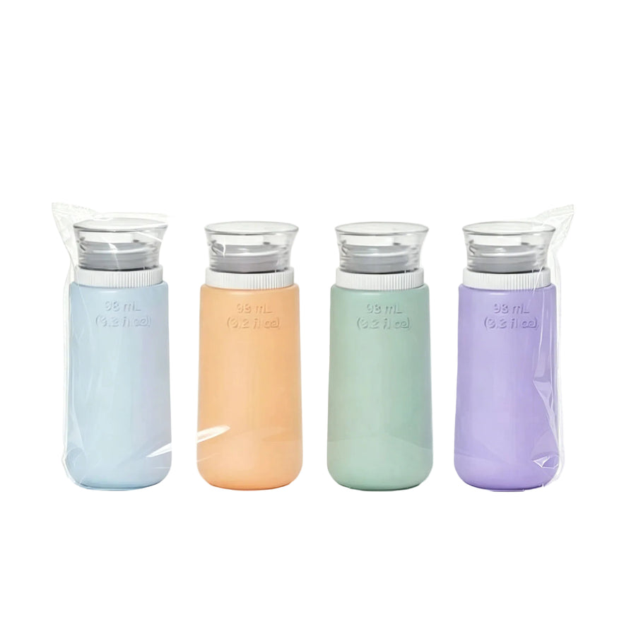 Silicone Refillable Travel Bottles – Sub-100ml, Food-Grade, Set or Single