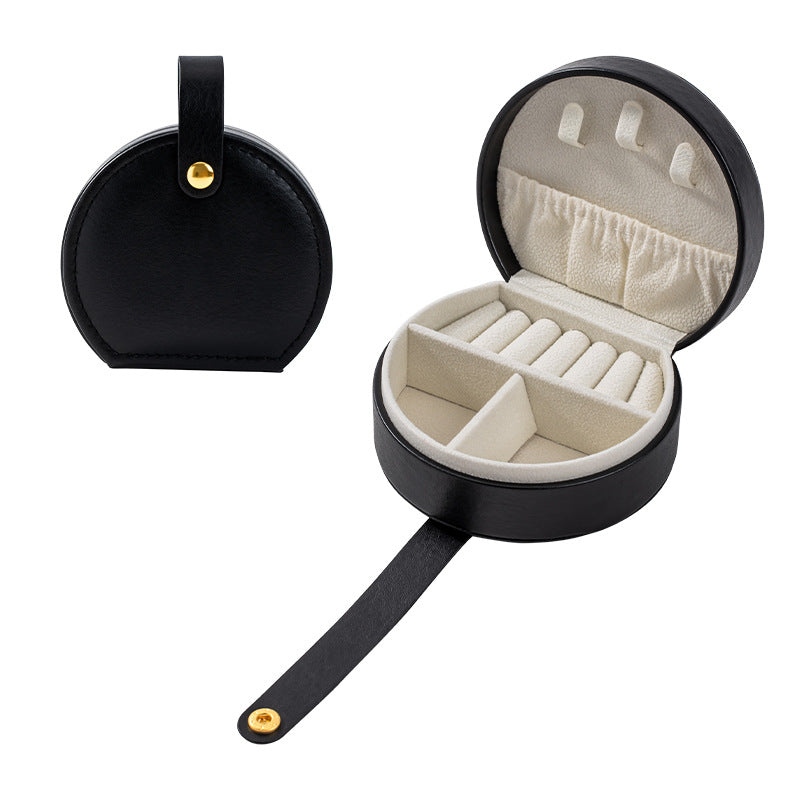Handbag-Style Travel Jewellery Case – Portable Ring & Earring Organiser