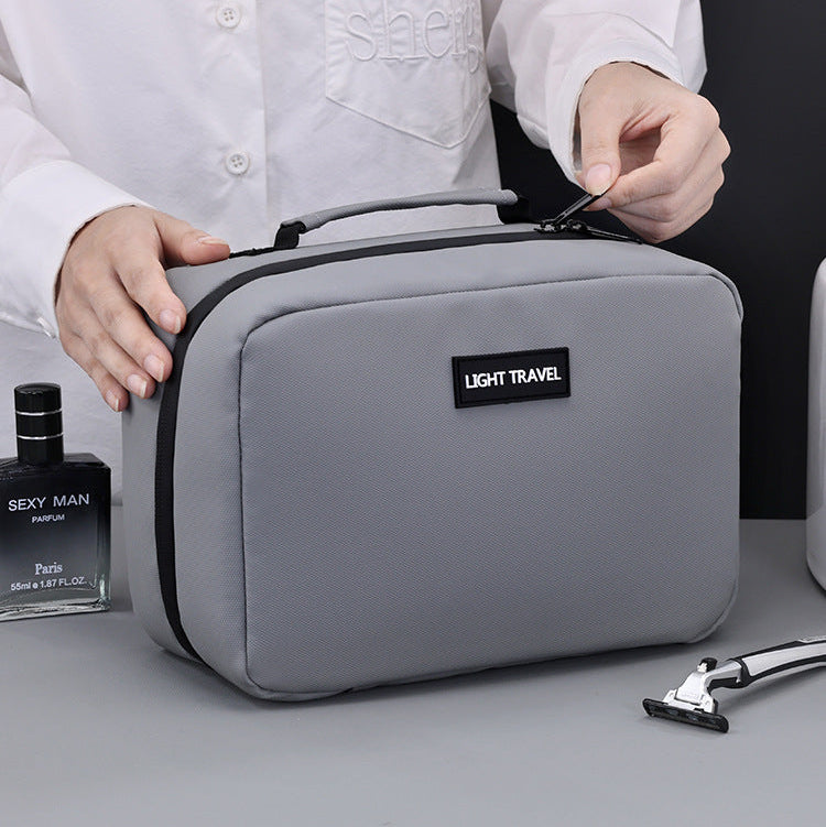 Accordion Travel Wash Bag with Wet-Dry Sections
