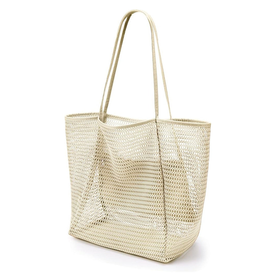 Foldable Mesh Beach Bag — Lightweight Holiday Tote