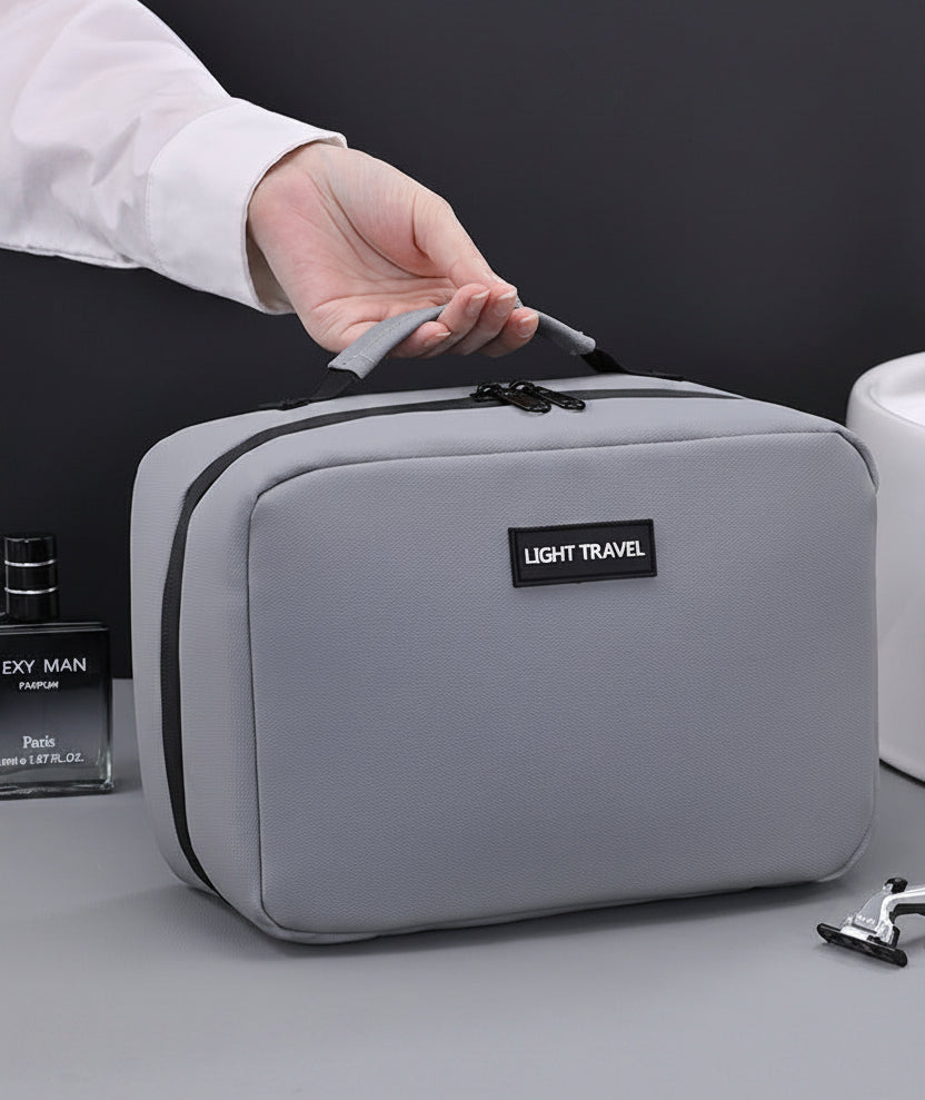Accordion Travel Wash Bag with Wet-Dry Sections