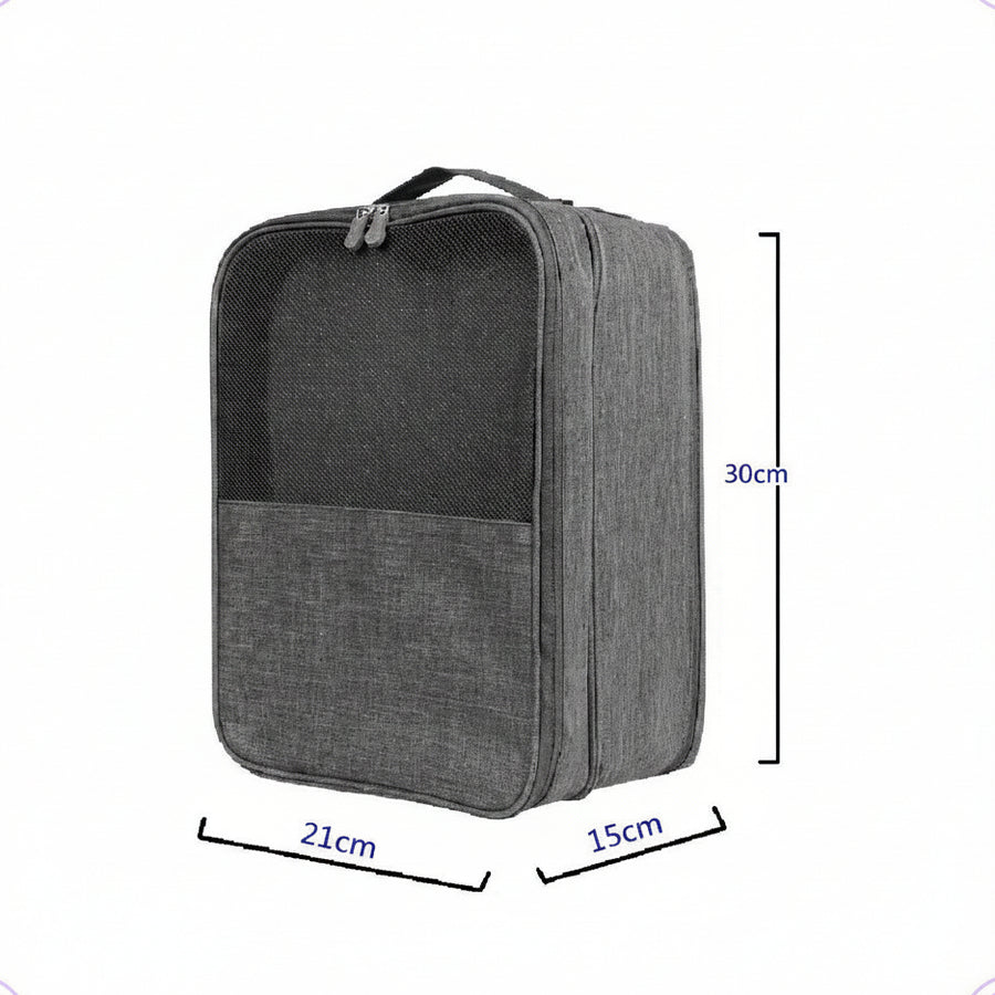 Travel Shoe Organiser — 3-Layer, Multiple Pairs