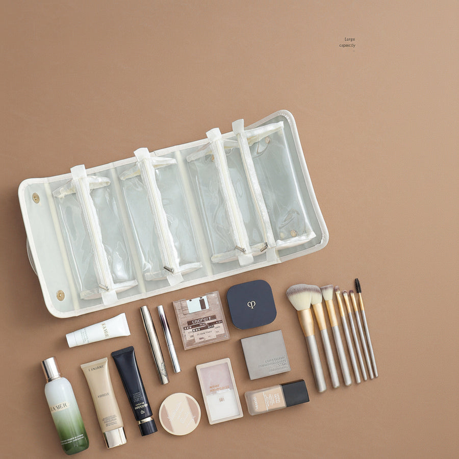 Fold-Out 4-in-1 Travel Toiletry Organiser