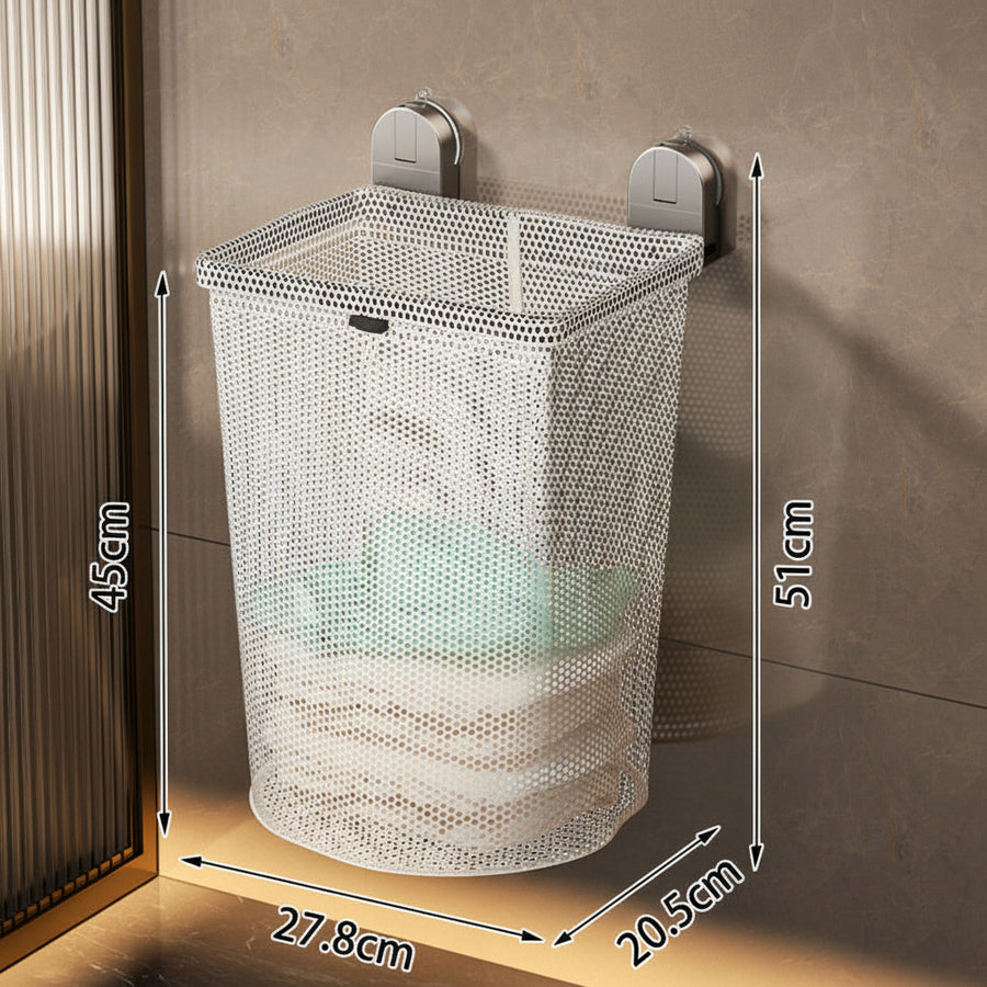Wall-Mounted Foldable Laundry Basket