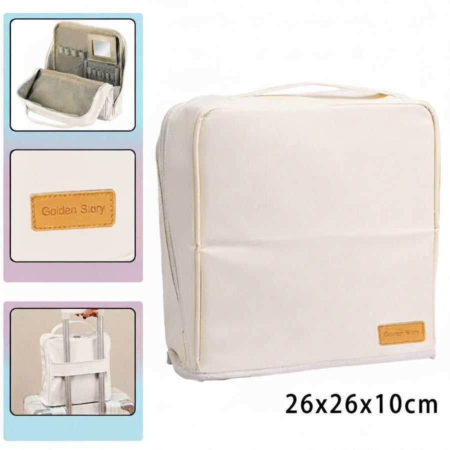 Travel Vanity Bag with Mirror — Organised Beauty On the Go