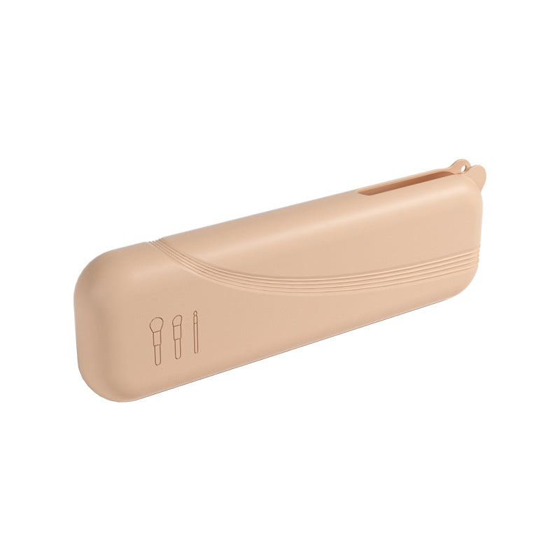 Silicone Makeup Brush Bag – Waterproof, Dustproof, Travel-Ready