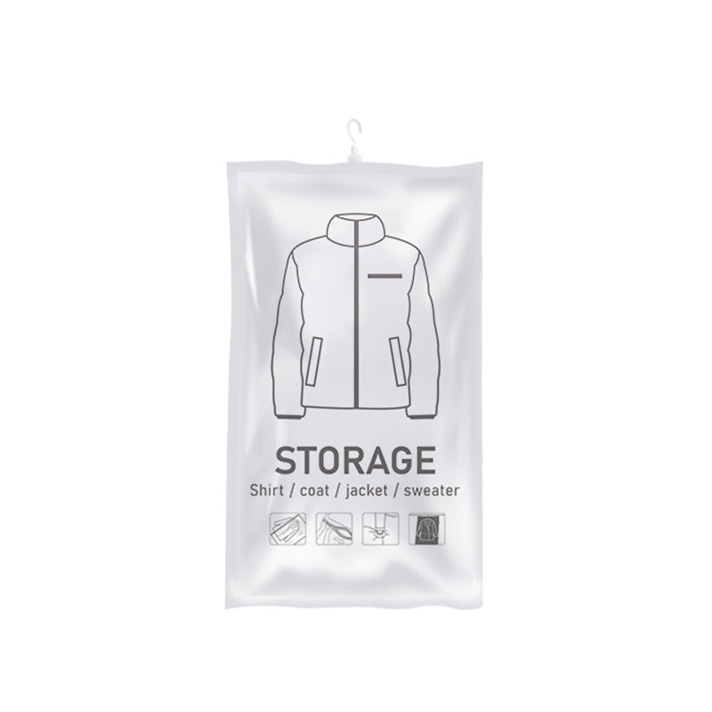 Hanging Vacuum Compression Bag — Wardrobe Rail Storage for Coats & Duvets