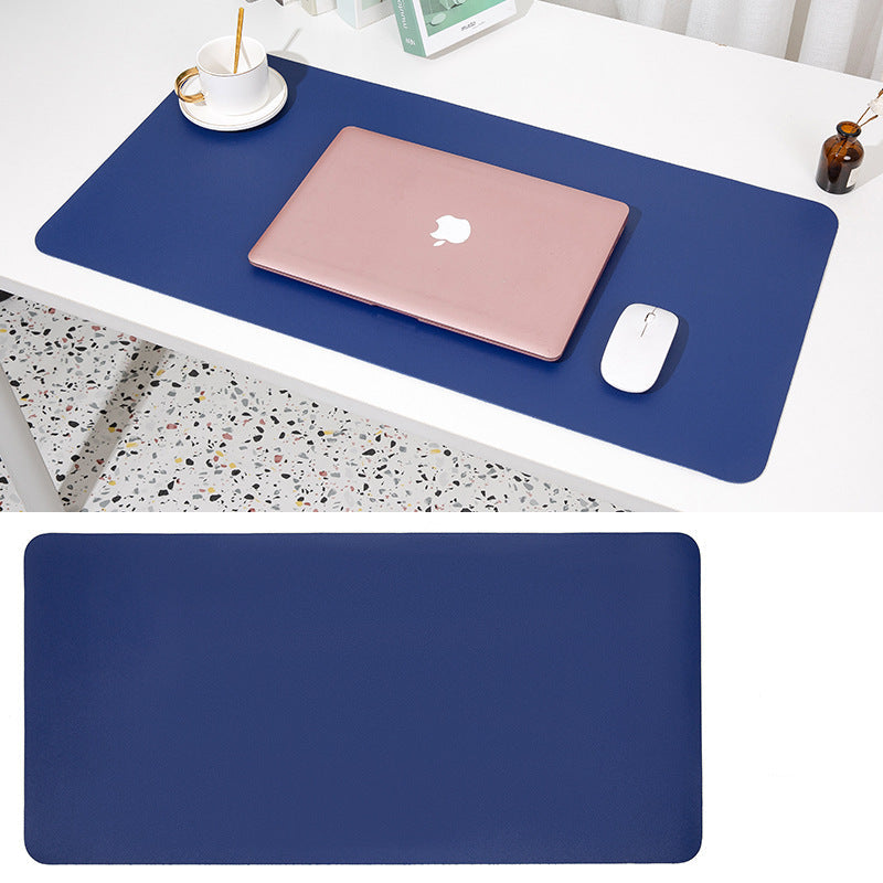 PU Leather Desk Mat — Oversized Keyboard & Mouse Surface Protector