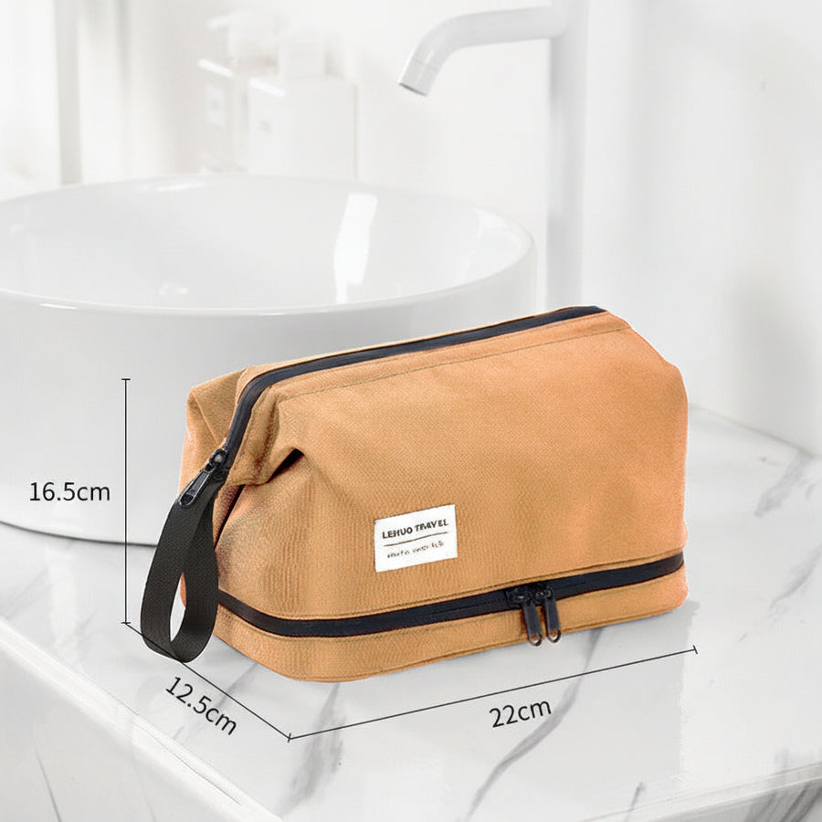 Compact Toiletry Bag — Dry & Wet Separation