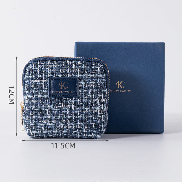 Multi-Use Travel Jewellery & Cosmetics Pouch – Zip Handbag Organiser