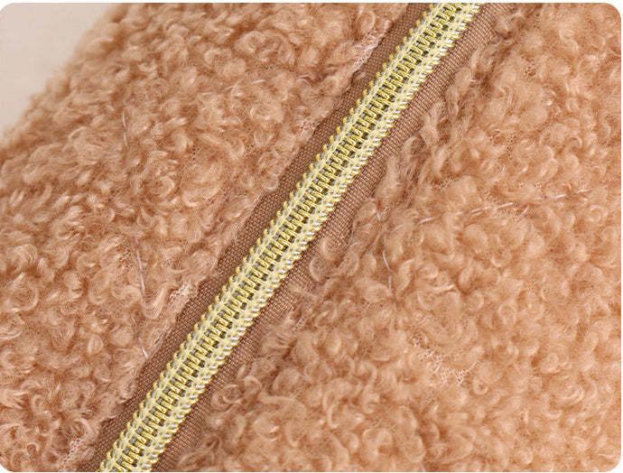 Soft Plush Everyday Cosmetic Pouch