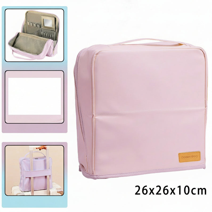 Travel Vanity Bag with Mirror — Organised Beauty On the Go