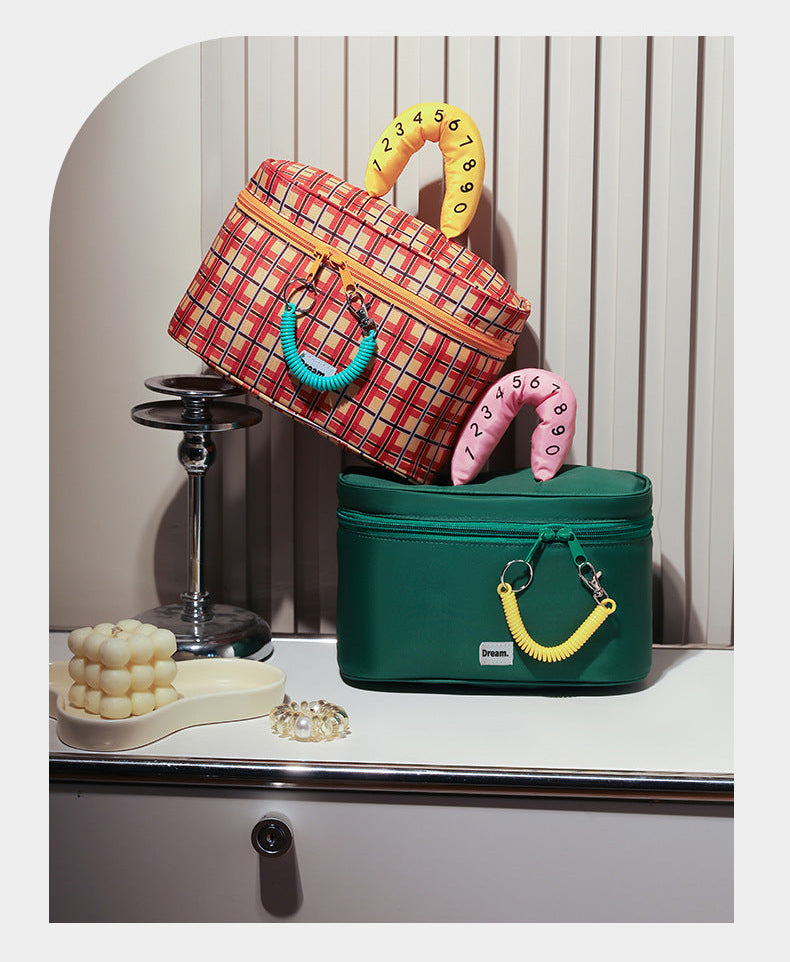 Lightweight House-Shape Toiletry Pouch