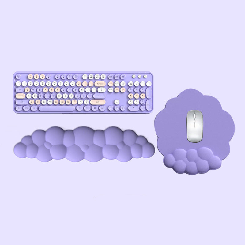 Memory Foam Wrist Rest — Cushioned Mouse Pad for Desk & Laptop