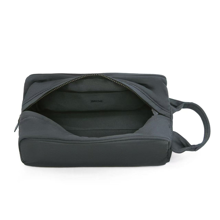 PU Leather Toiletry & Cosmetic Bag – Waterproof, Zip Close, 24×13×13cm