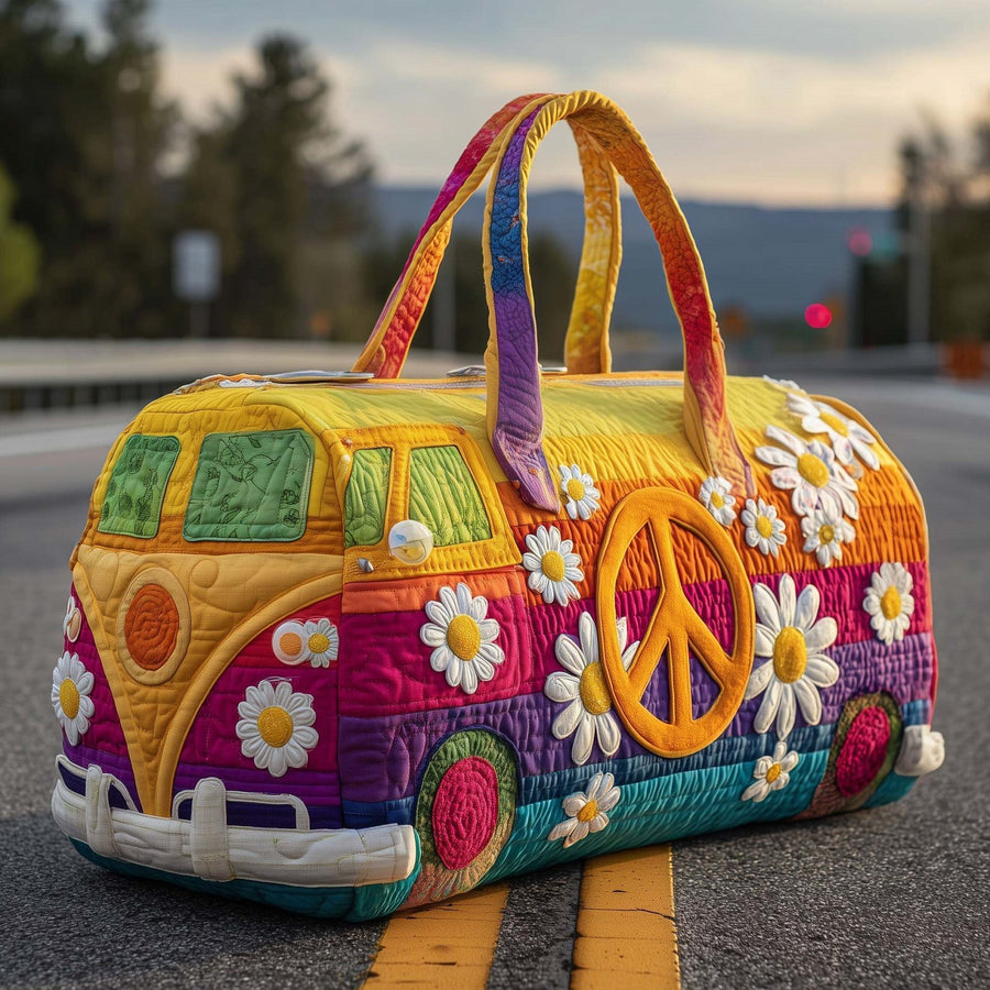 Quilted Weekend & Gym Bag — Compact Travel Bag for Short Trips
