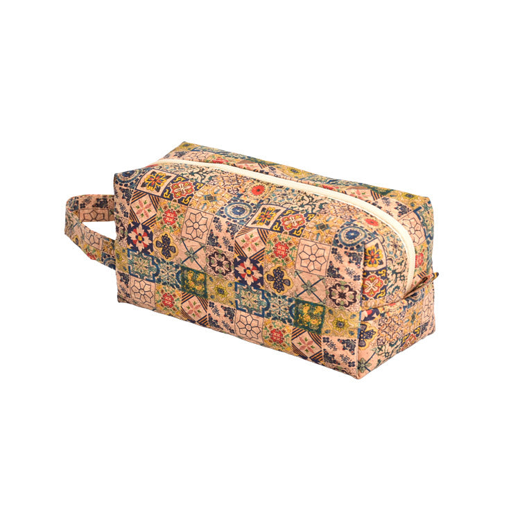 Cork Travel Makeup & Jewellery Pouch