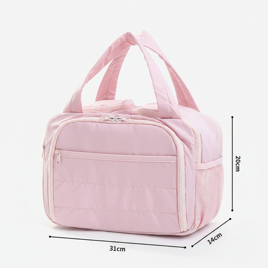 Multi-Compartment Travel Makeup & Toiletry Organiser
