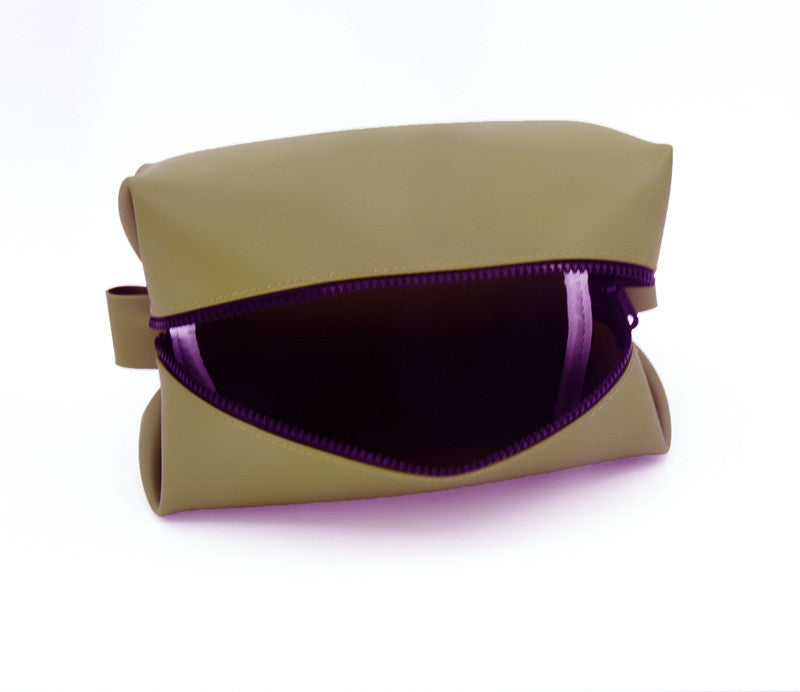 Silicone Foldable Toiletry & Cosmetic Bag – Waterproof, Large Capacity, Travel-Ready