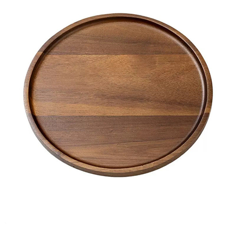Acacia Wood Tray — Solid Wood Serving & Display Tray for Home & Desk