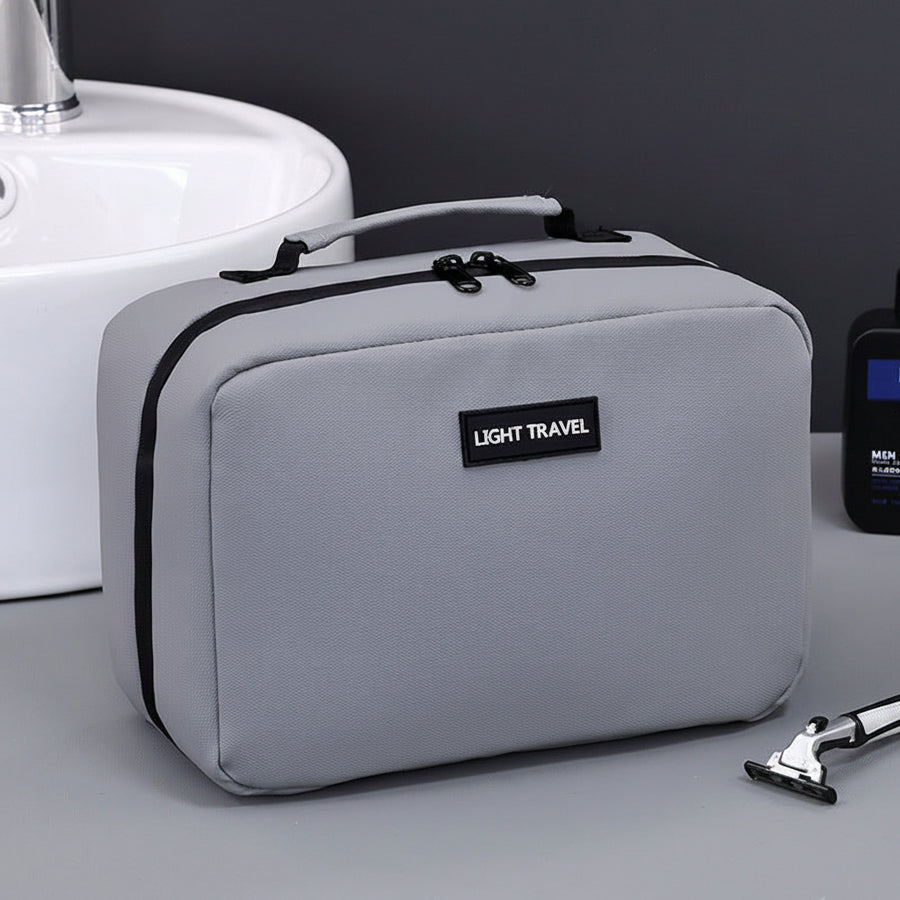 Accordion Travel Wash Bag with Wet-Dry Sections