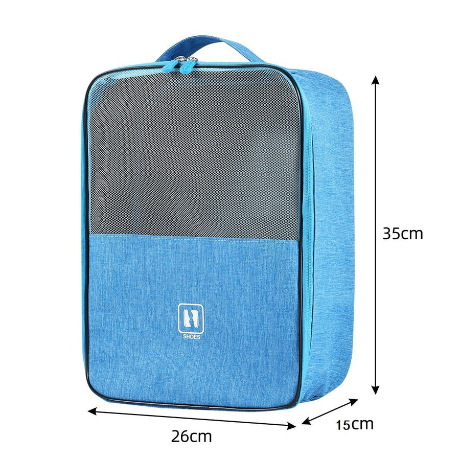 Travel Shoe Organiser — 3-Layer, Multiple Pairs