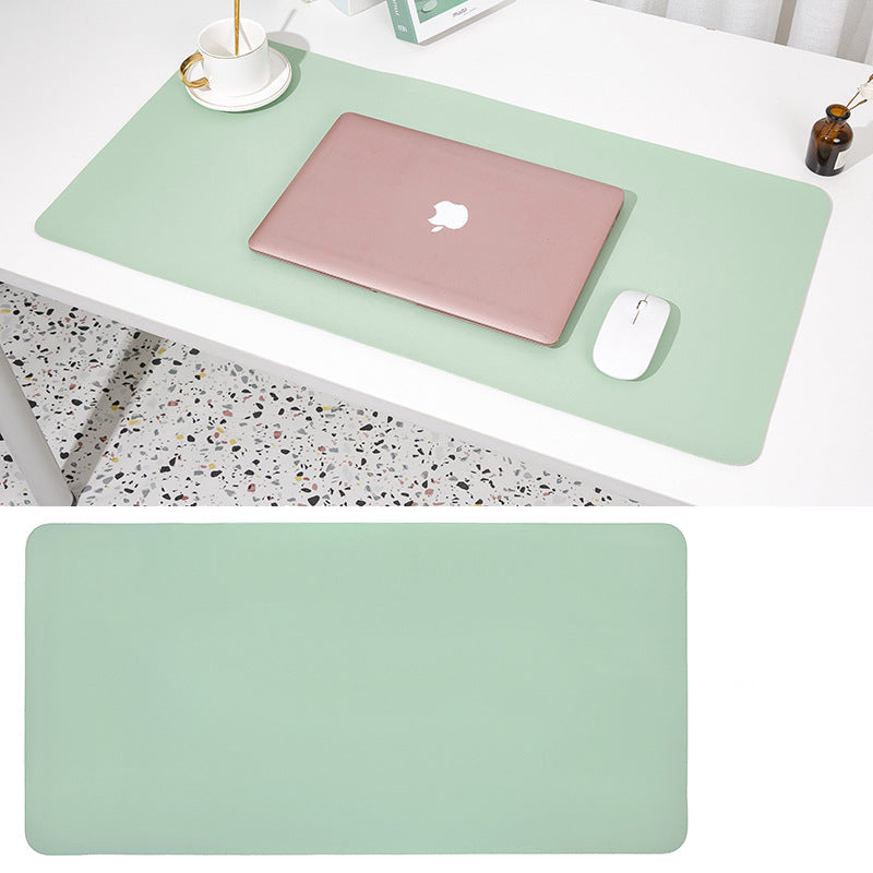 PU Leather Desk Mat — Oversized Keyboard & Mouse Surface Protector