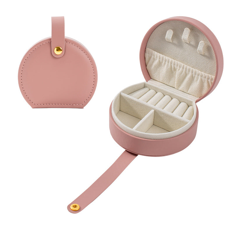 Handbag-Style Travel Jewellery Case – Portable Ring & Earring Organiser