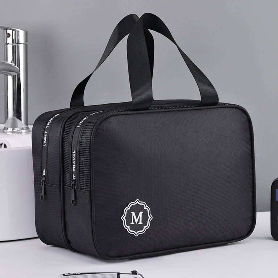 Dry-Wet Separation Travel Toiletry Bag – Double-Layer Organiser