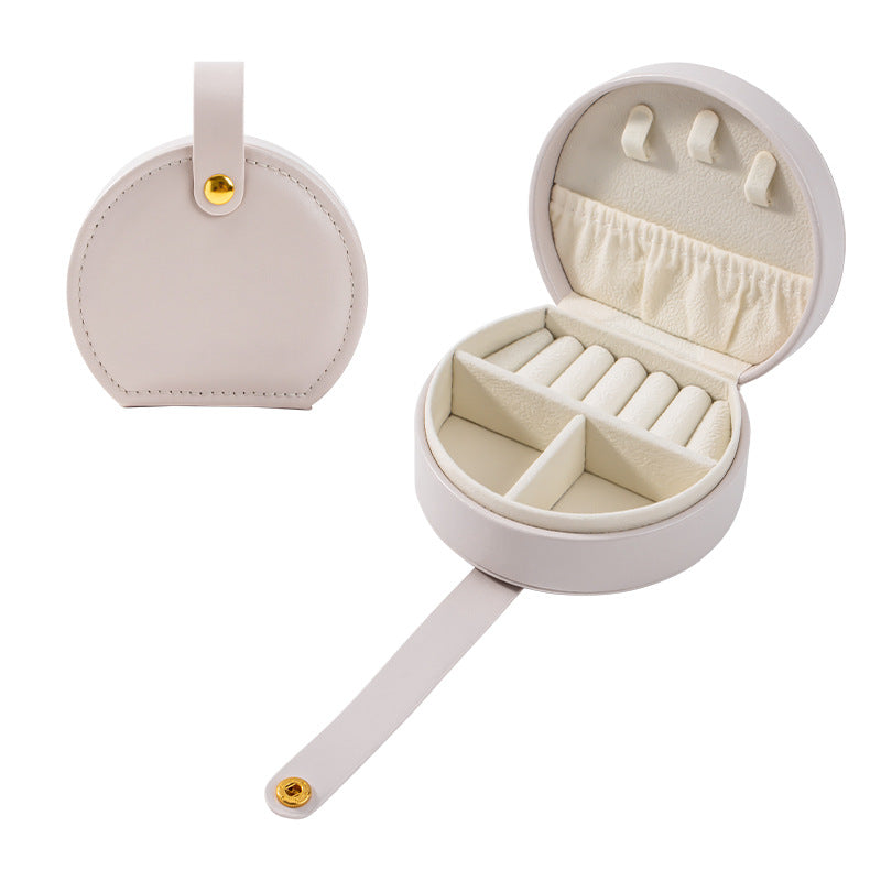 Handbag-Style Travel Jewellery Case – Portable Ring & Earring Organiser