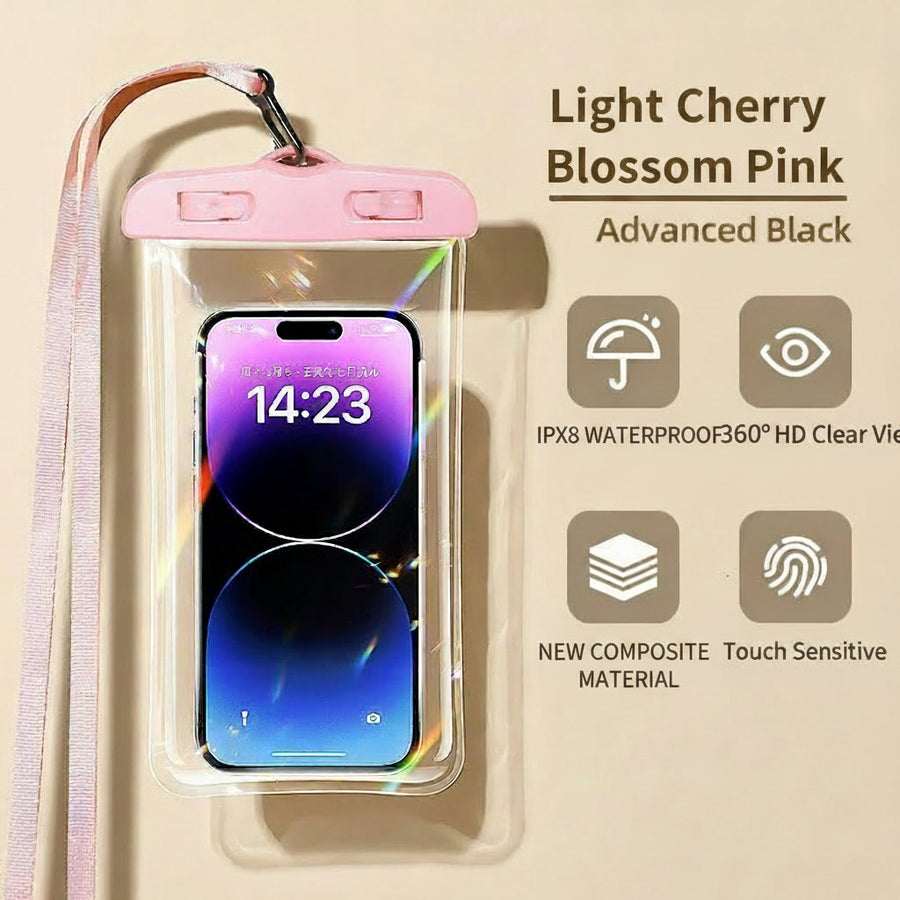 Waterproof Phone Pouch — Touchscreen Airbag Case