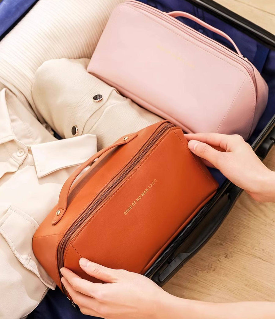 PU Travel Makeup Satchel