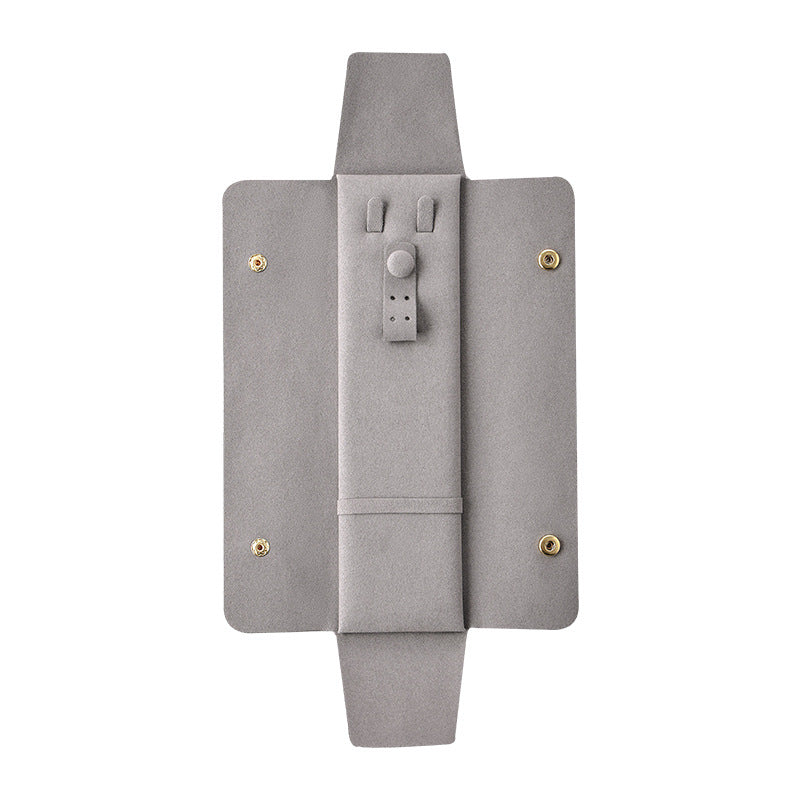Velvet Travel Jewellery Case – Portable Ring & Necklace Organiser