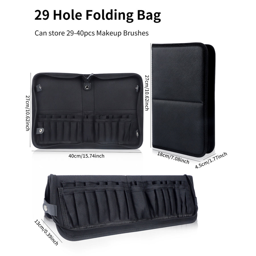 Foldable Makeup Brush Artist Case