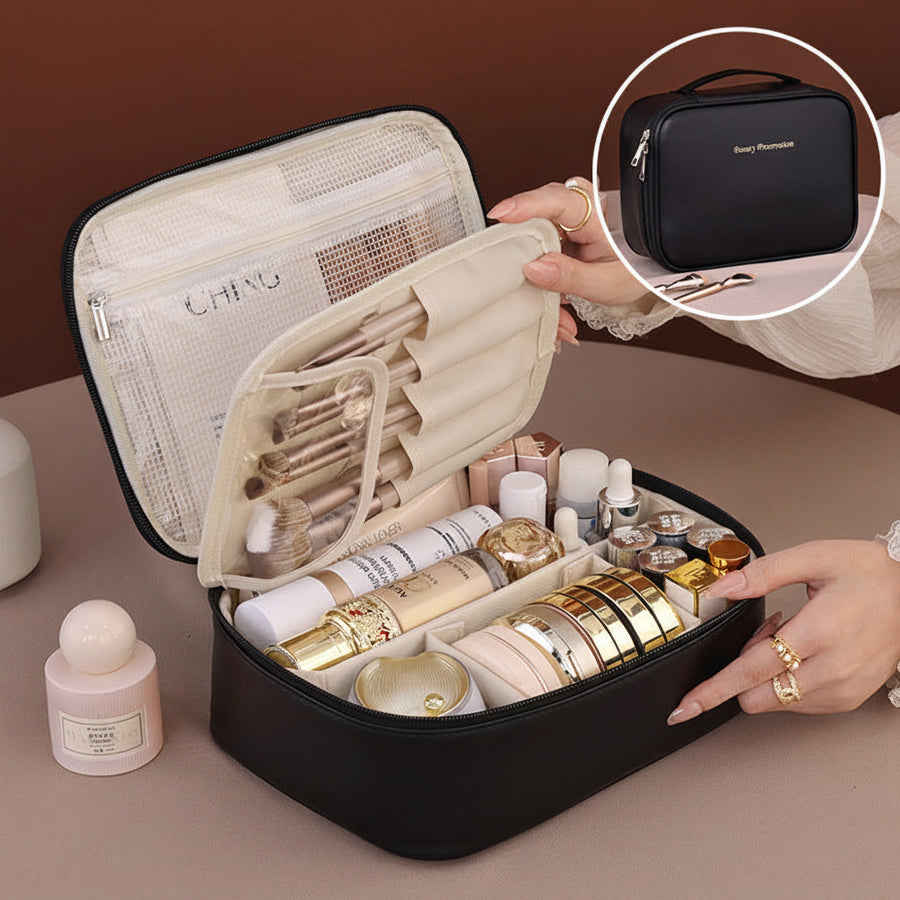 Partitioned Travel Toiletry & Wash Bag