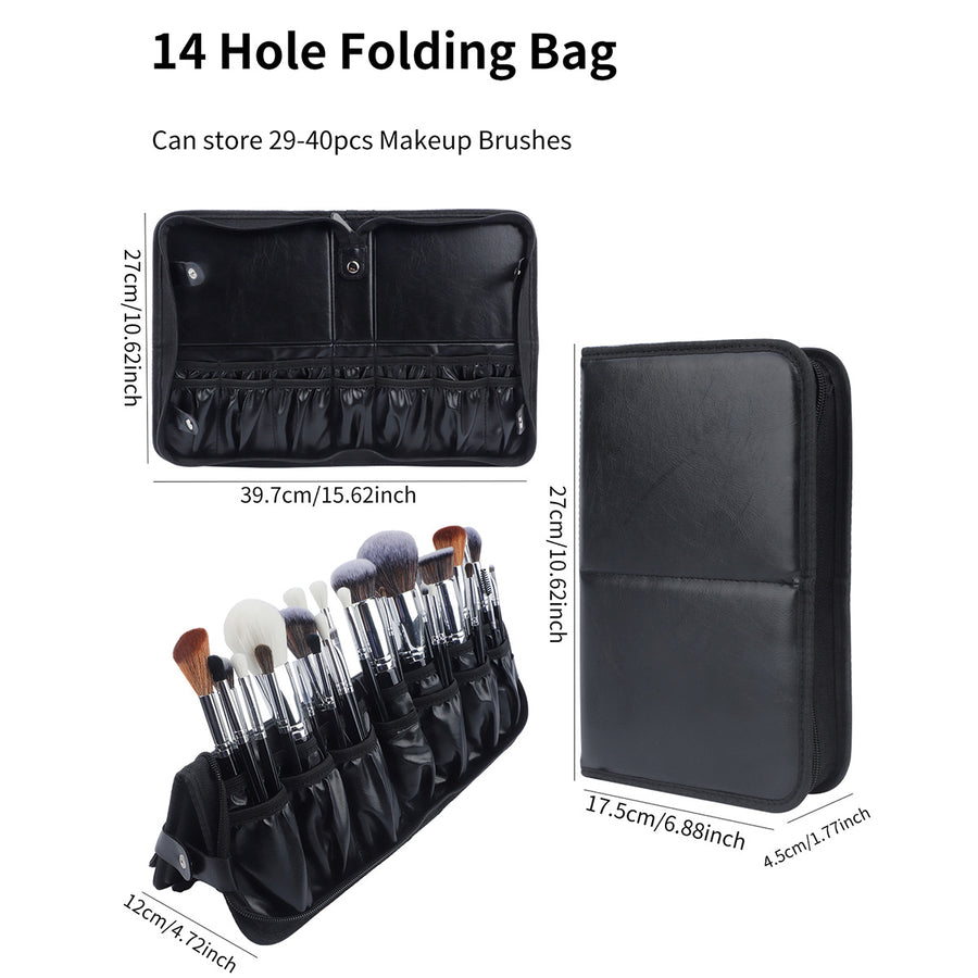 Foldable Makeup Brush Artist Case