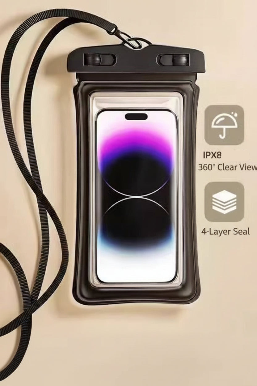 Waterproof Phone Pouch — Touchscreen Airbag Case