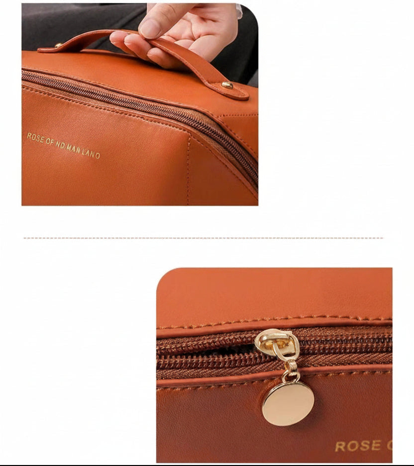 PU Travel Makeup Satchel
