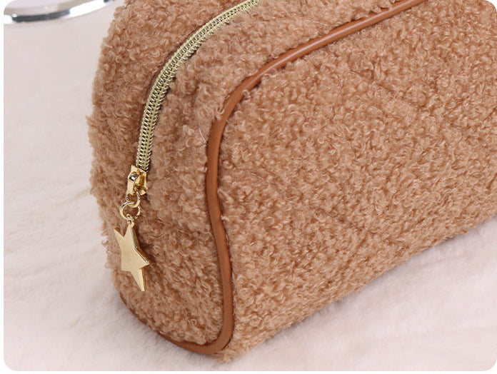 Soft Plush Everyday Cosmetic Pouch