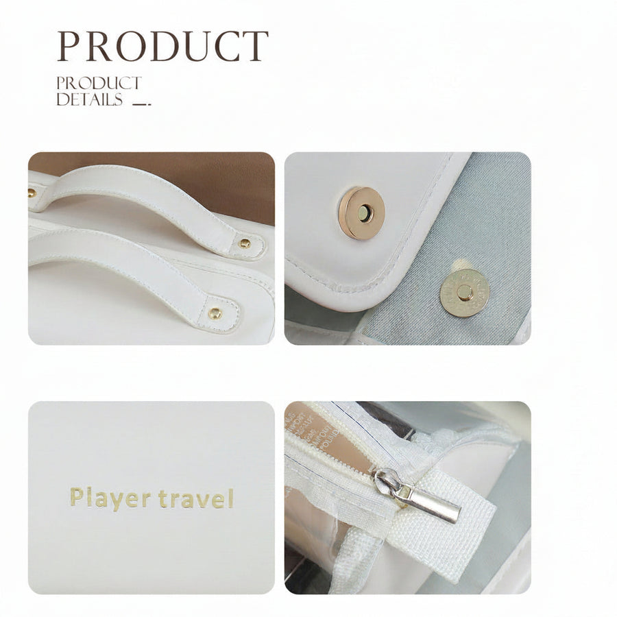 Fold-Out 4-in-1 Travel Toiletry Organiser