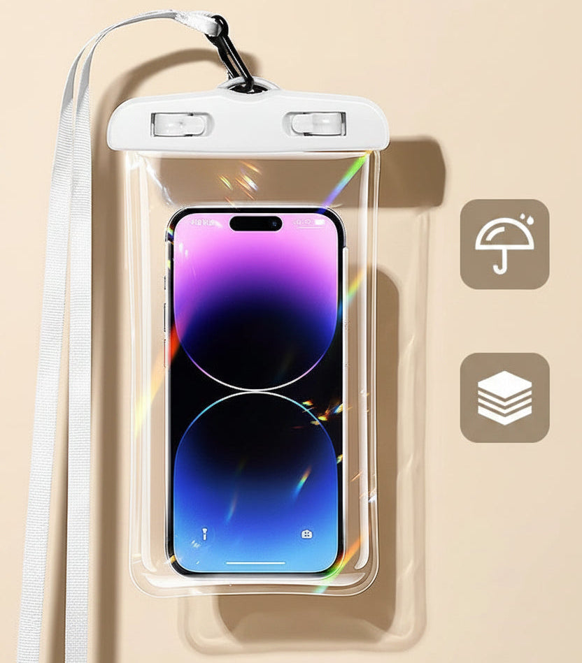 Waterproof Phone Pouch — Touchscreen Airbag Case